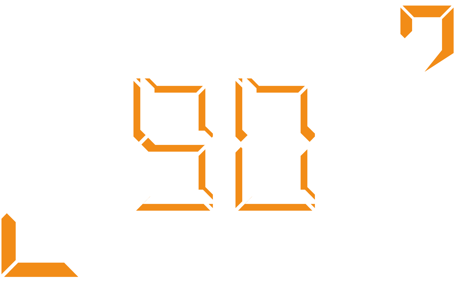 Logo 90m avec son slogan en blanc