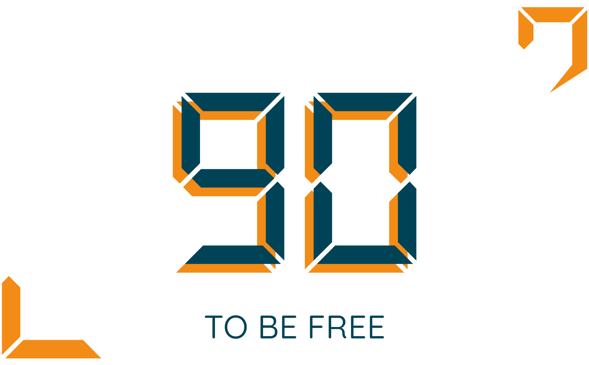 Logo 90m avec son slogan